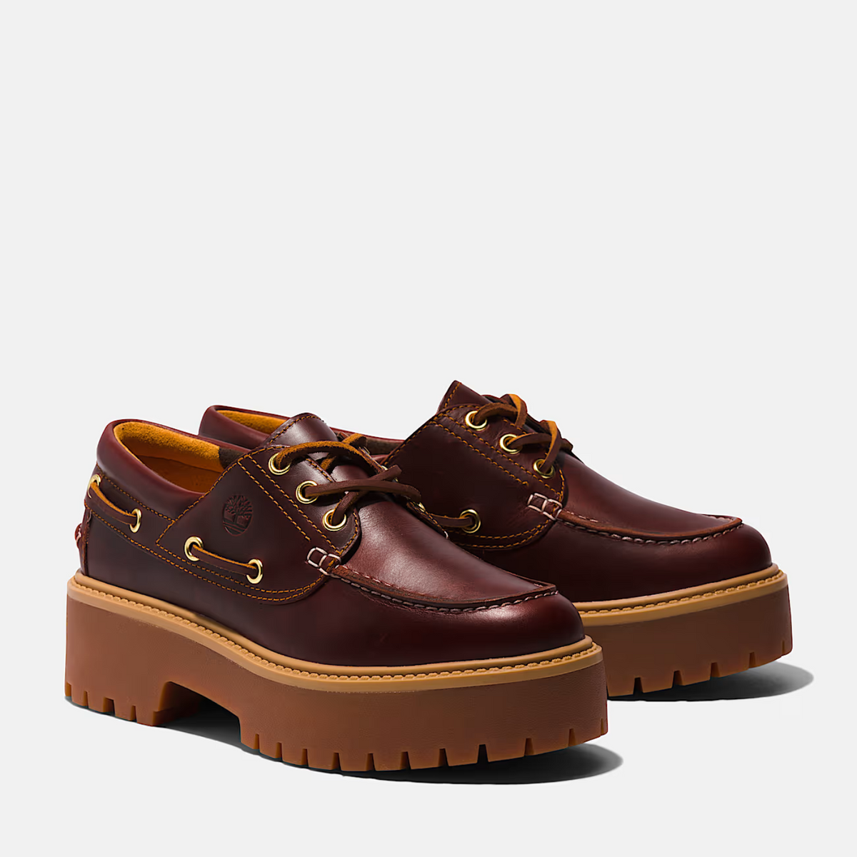 Timberland W Stone Street Boat Shoe RootBeer 