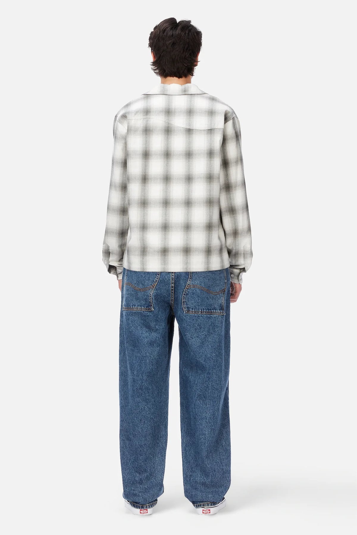 Dime Premium Flannel Shirt Light Gray