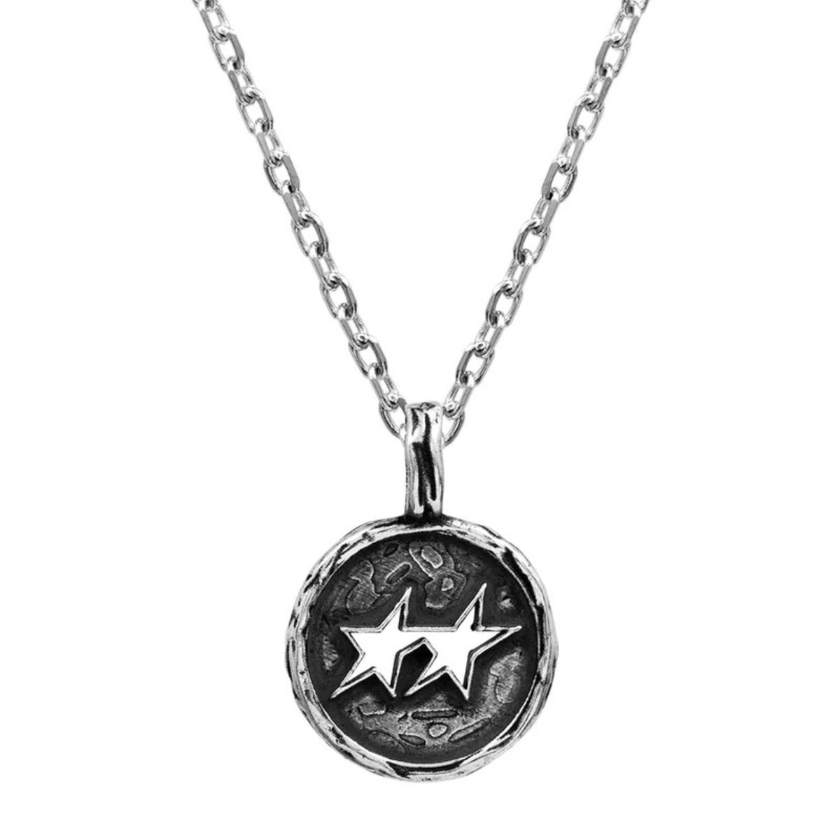 Twojeys Draft Icon Melted Necklace Silver