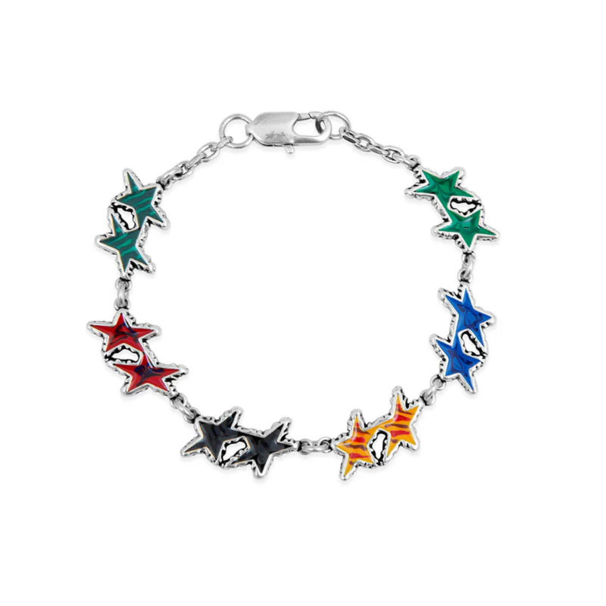 Twojeys Melted Stars Bracelet Silver