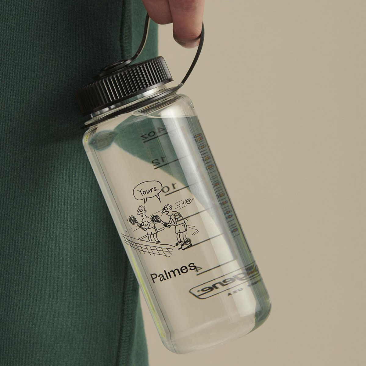 YOURS 16oz NALGENE BOTTLE - CLEAR/BLACK