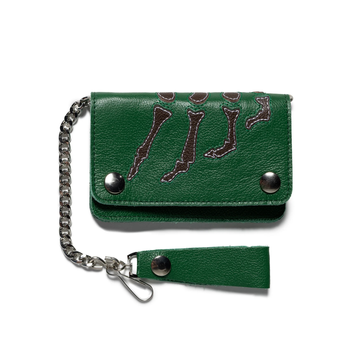 Awake Vanson Bones Chain Wallet Green