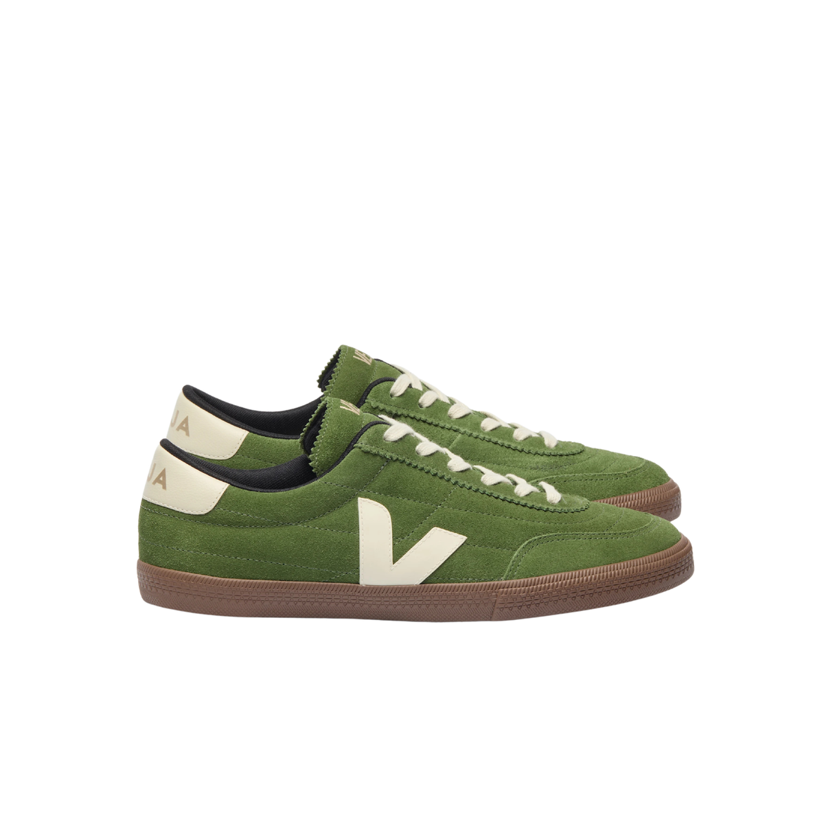 Veja W Panenka Suede Militar/Pierre/Bark