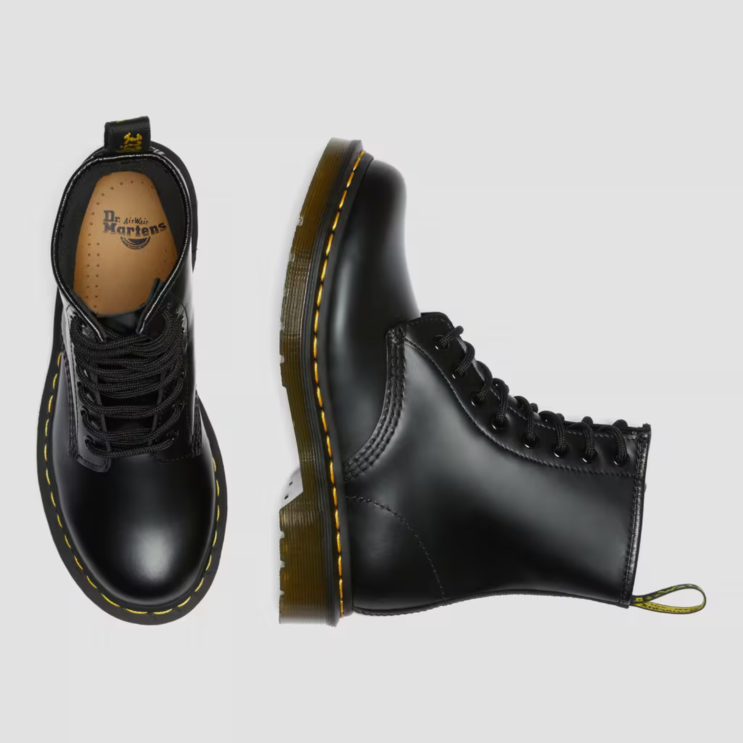 1460 WOMEN S SMOOTH LEATHER LACE UP BOOTS BLACK DR. MARTENS Momentum Clothing