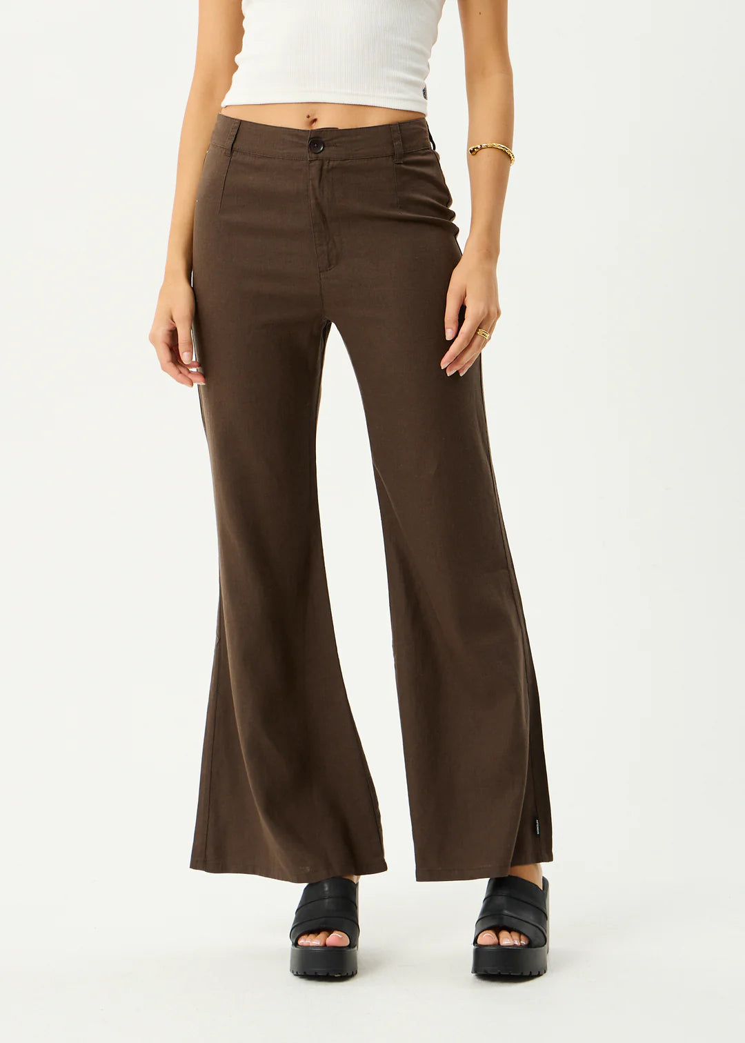 Afends W Birkin Flares Coffee