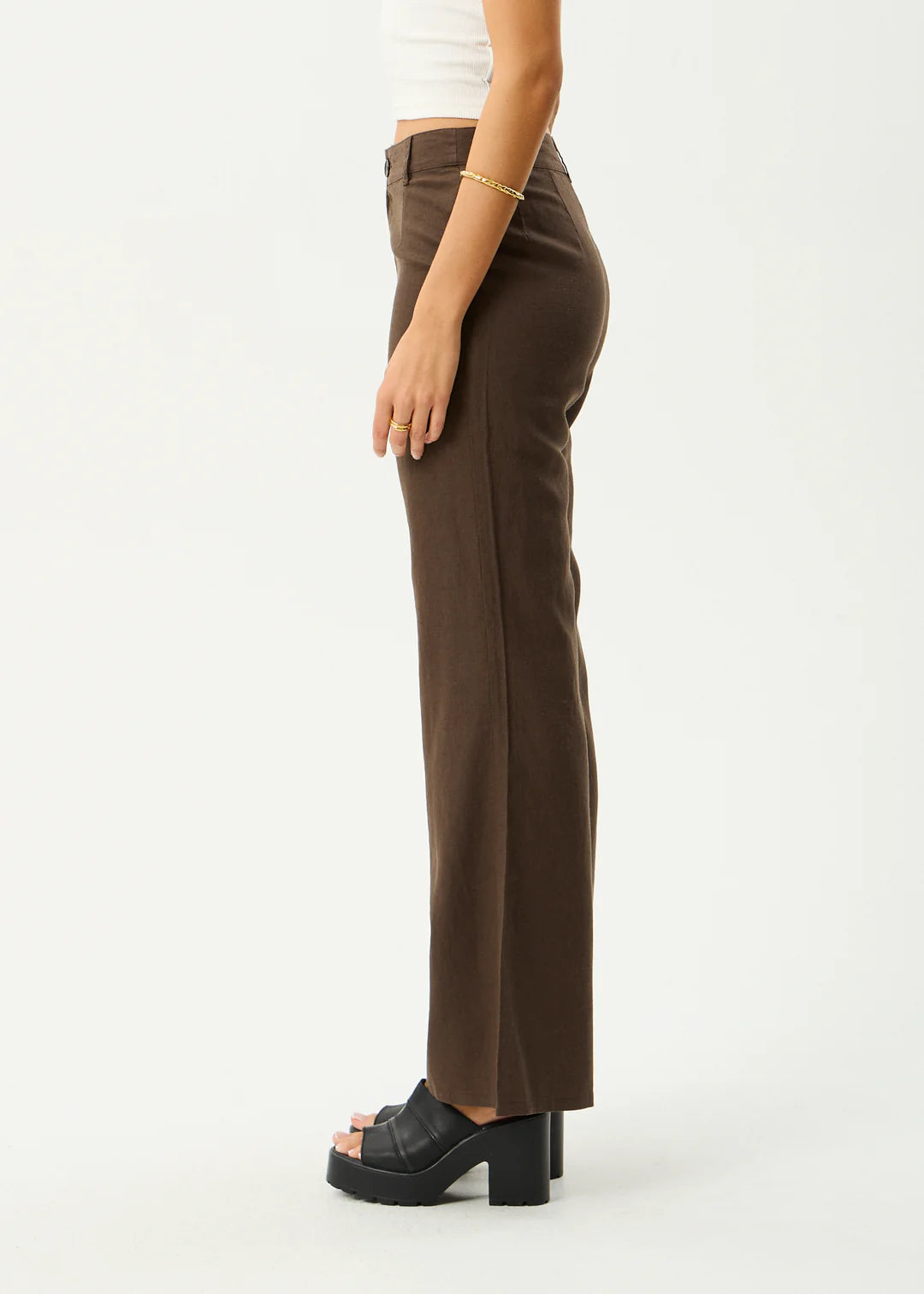 Afends W Birkin Flares Coffee