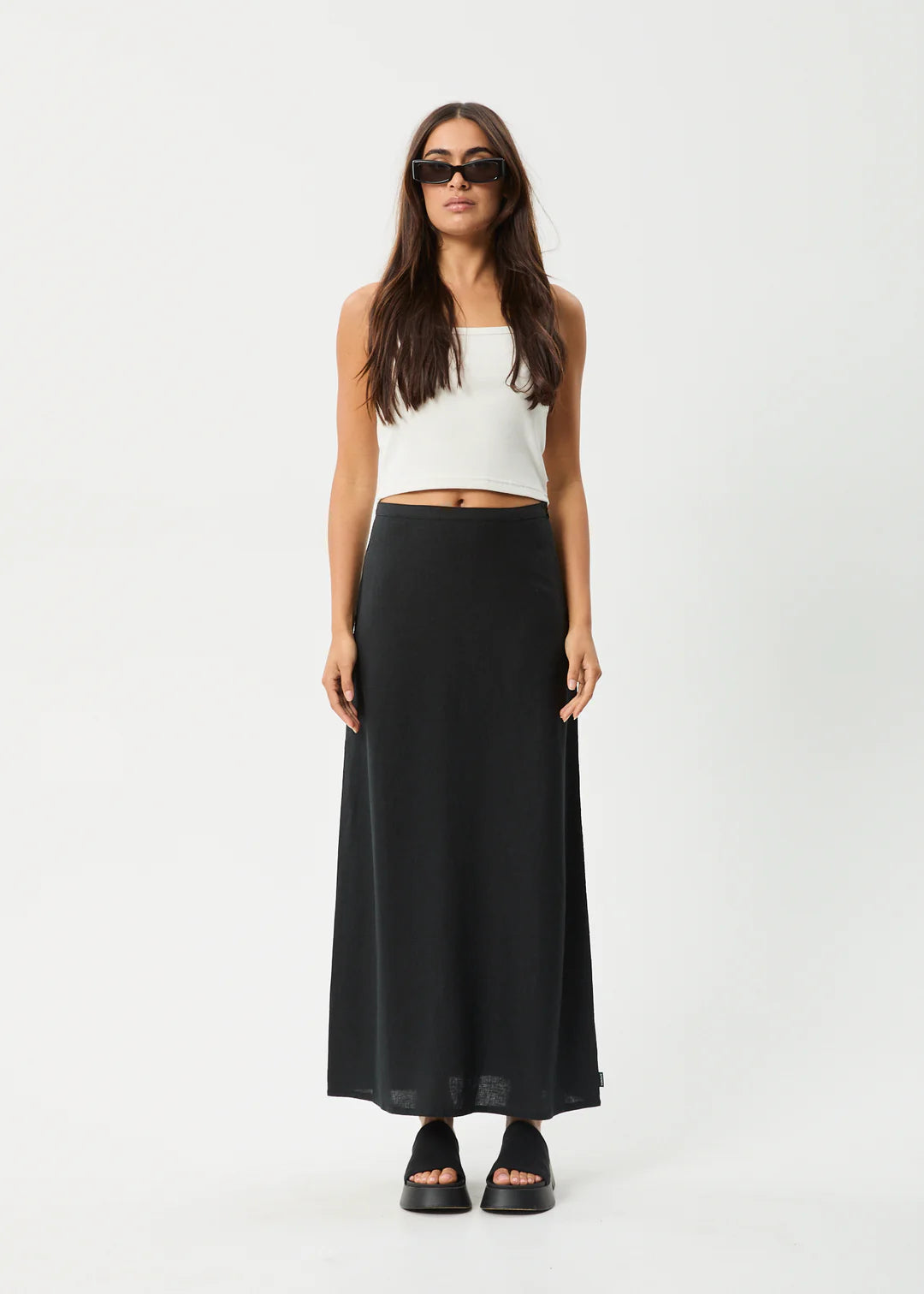 Afends Lilo Maxi Skirt Black