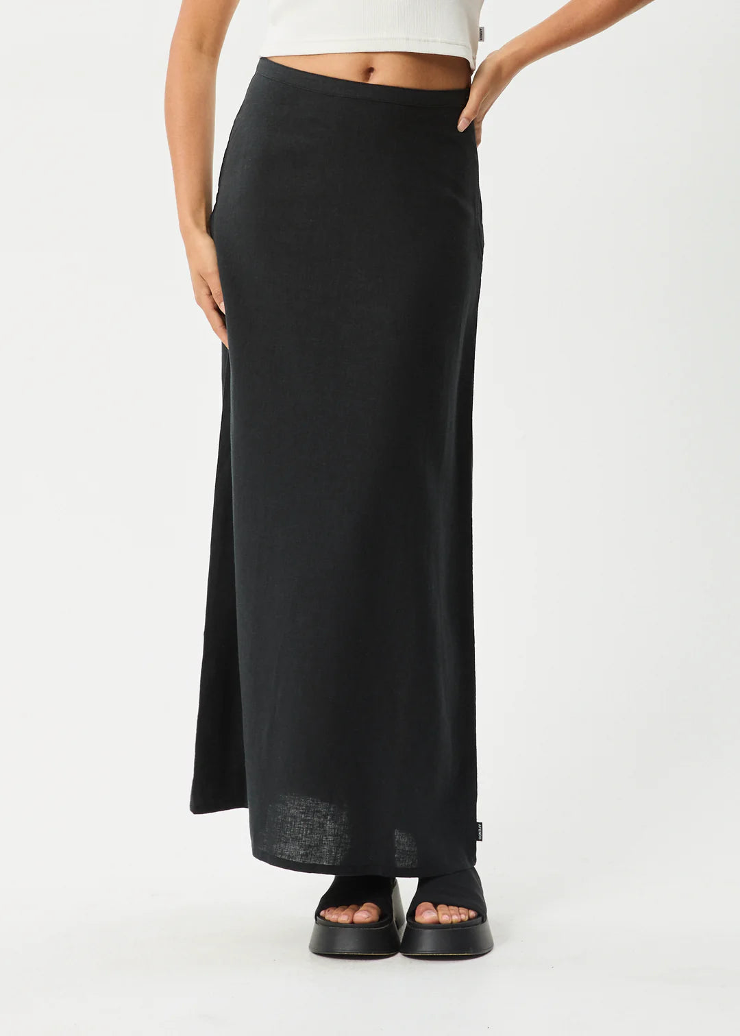 Afends Lilo Maxi Skirt Black