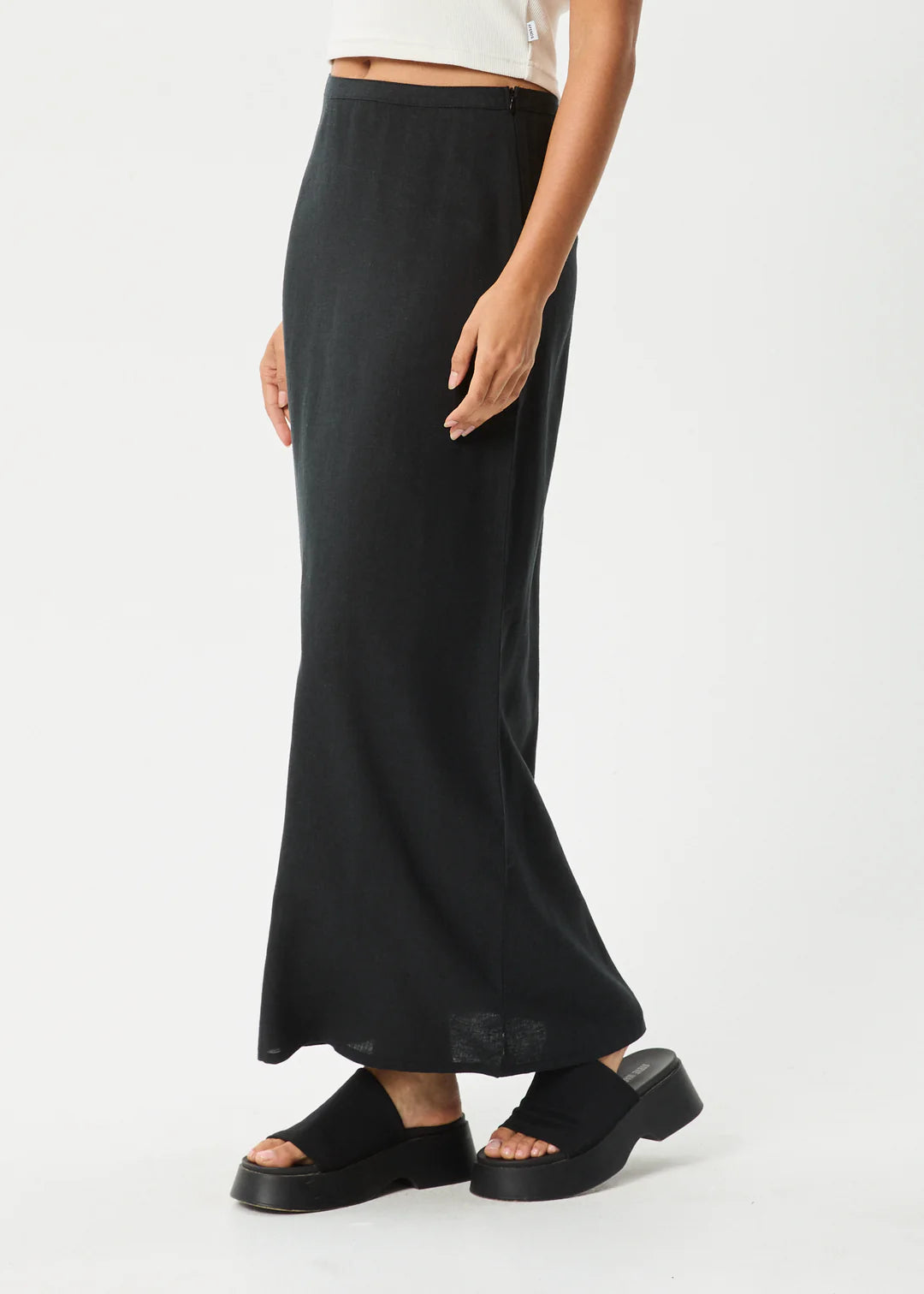 Afends Lilo Maxi Skirt Black