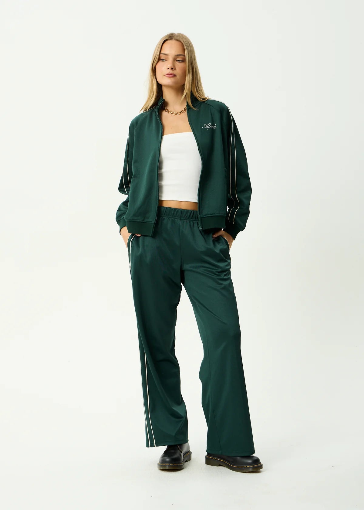 Afends Avenue Track Jacket Pine