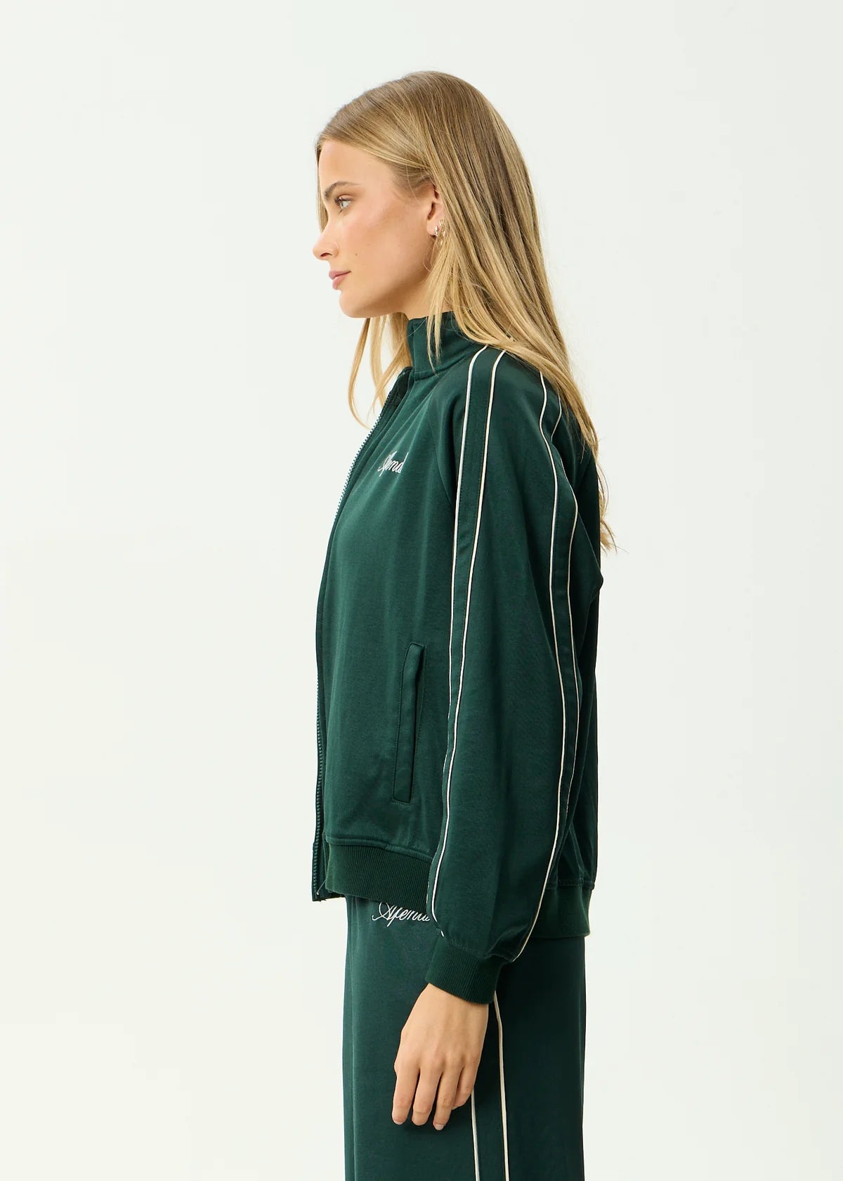 Afends Avenue Track Jacket Pine