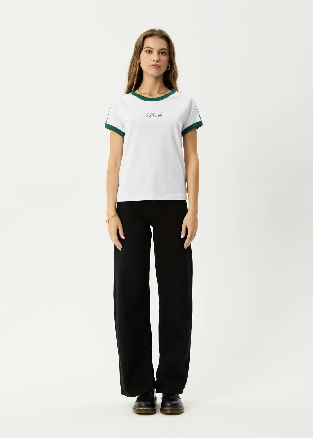 Afends W Games Regular Tee White