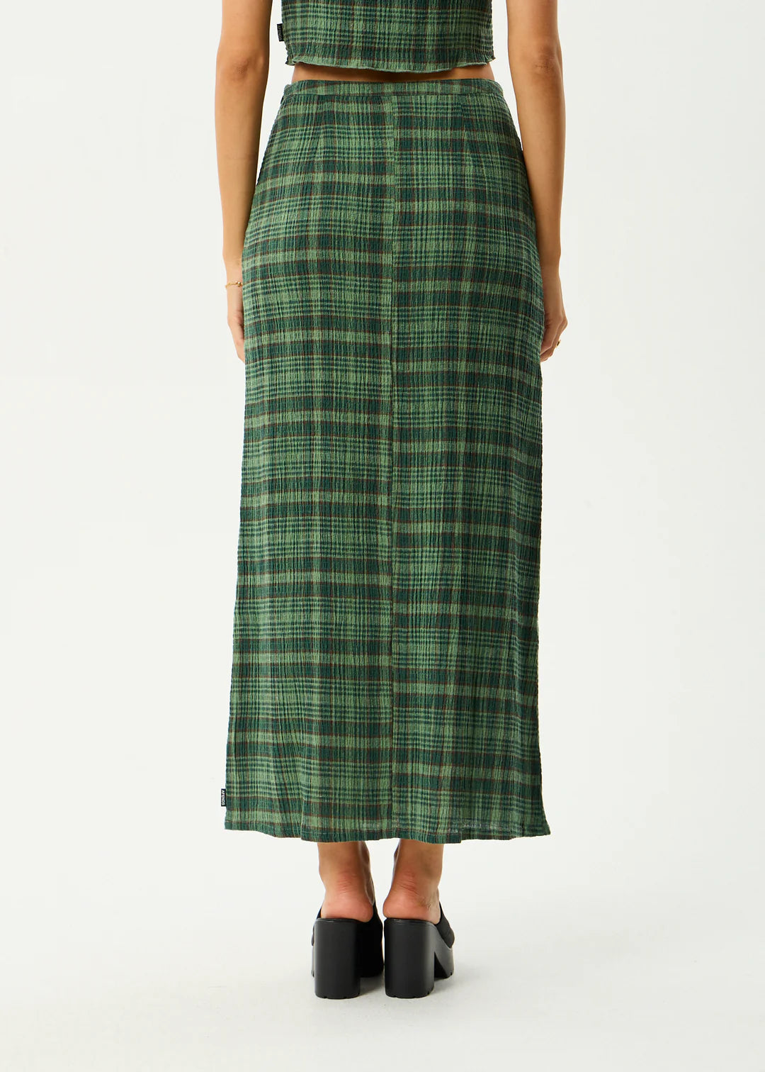 Afends W Lonnie Maxi Skirt Hunter Green