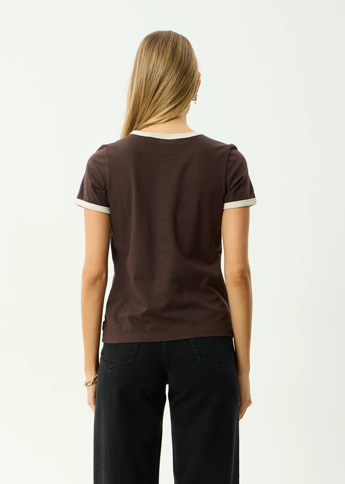 Afends Wonders Recycled Raglan Tee Coffee