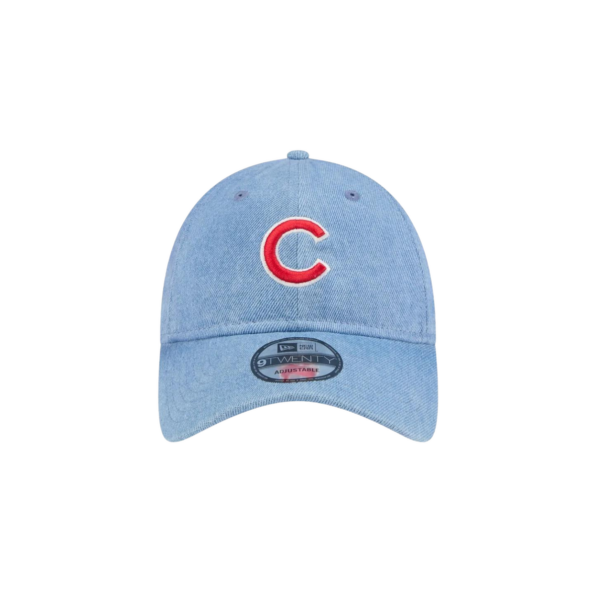 WASHED DENIM STRAPBACK - CHICAGO CUBS