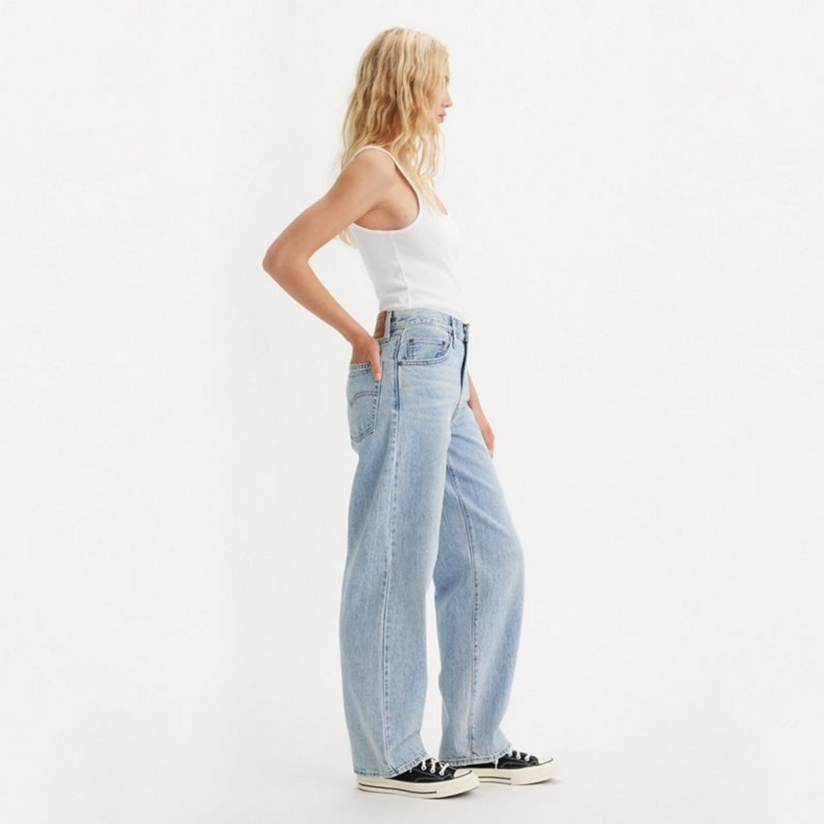 W BAGGY DAD JEAN