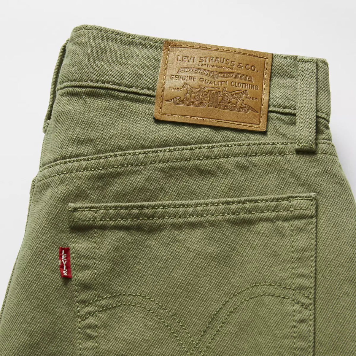 Levi's W Wedgie Straight Jean - Steeped Lichen Green