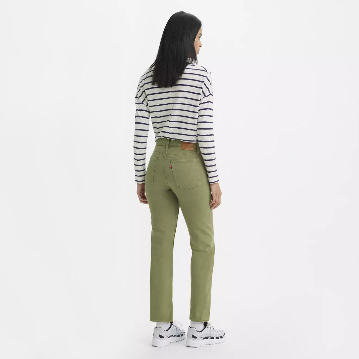 Levi's W Wedgie Straight Jean - Steeped Lichen Green