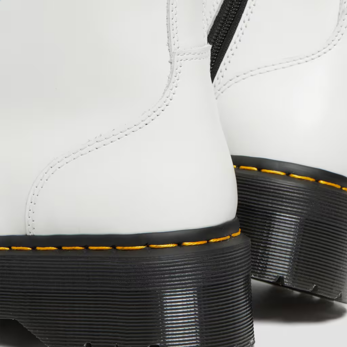 W JADON SMOOTH LEATHER PLATFORM - WHITE