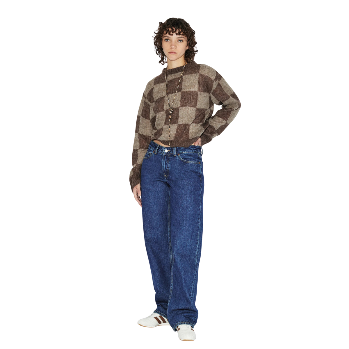 Dr. Denim W Nika Mid Straight Jean Stream Dark Stream Dark Retro Vintage