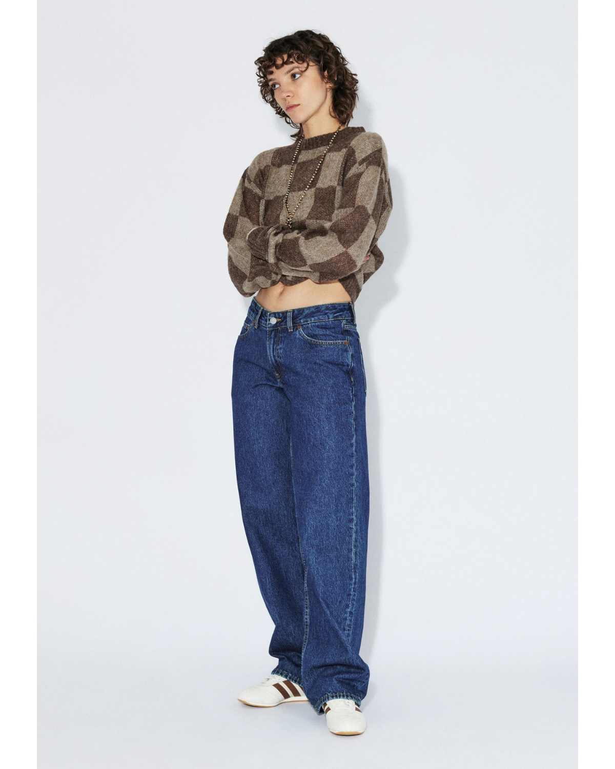 Dr. Denim W Nika Mid Straight Jean Stream Dark Stream Dark Retro Vintage