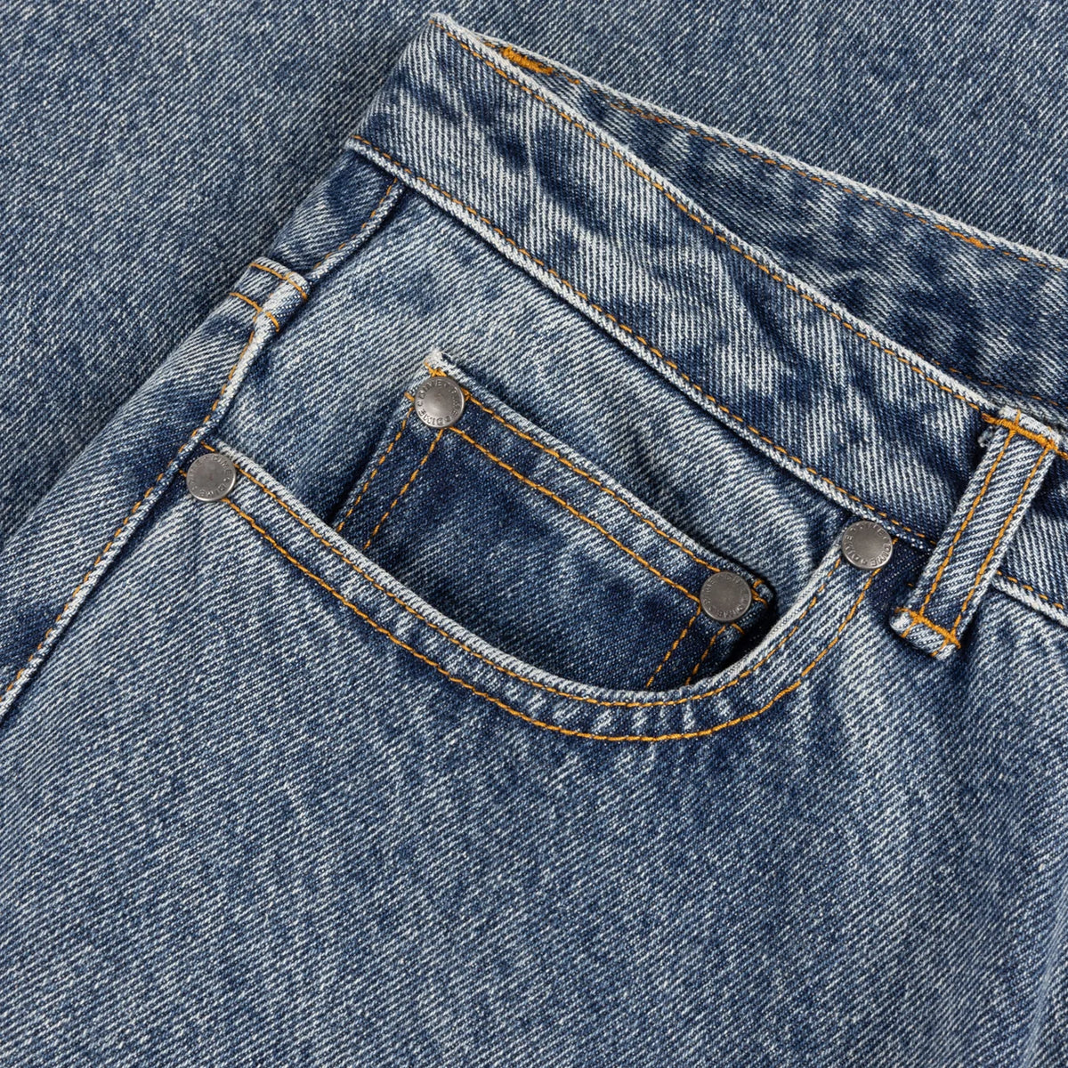 Dime W Baggy Denim Pants Indigo Washed
