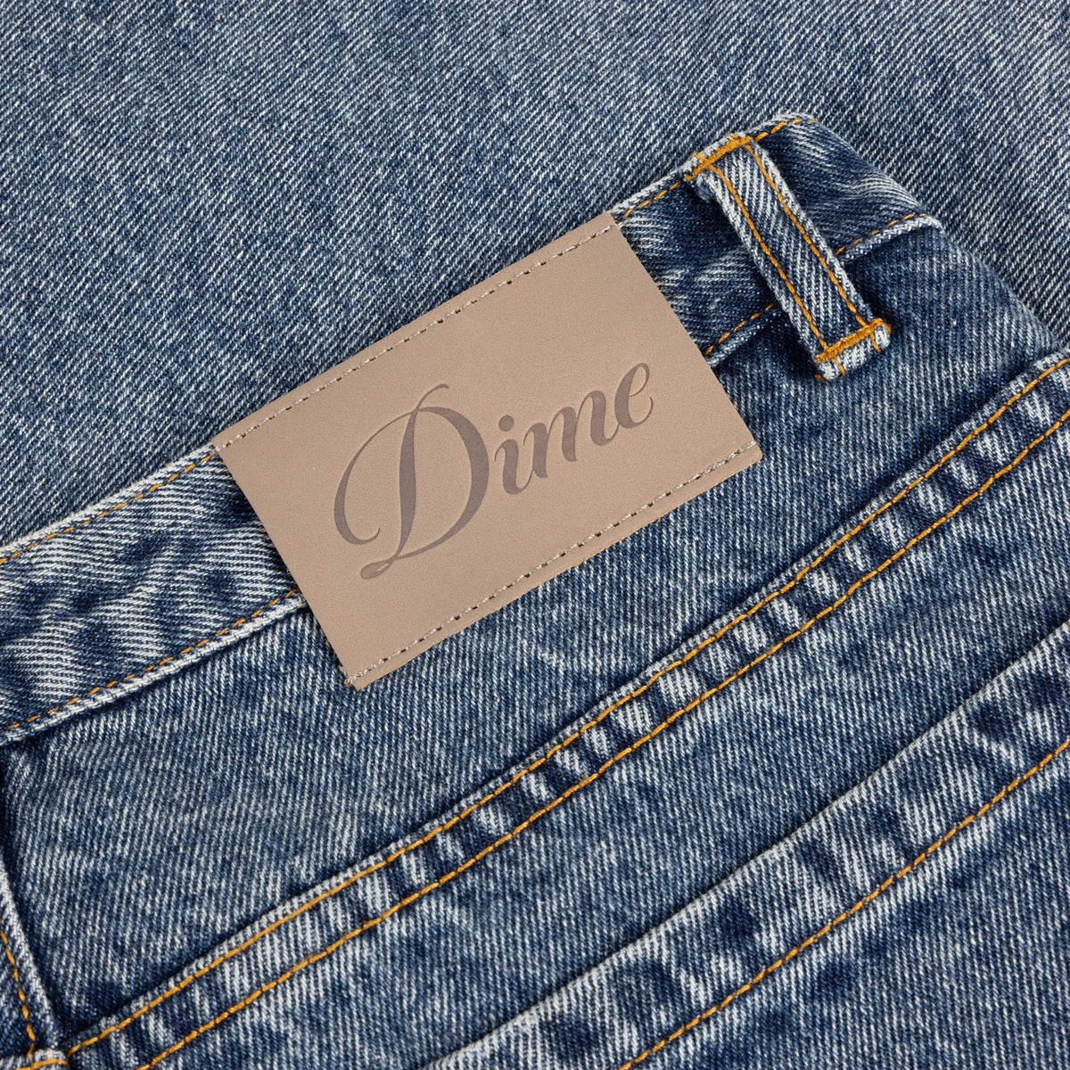 Dime W Baggy Denim Pants Indigo Washed