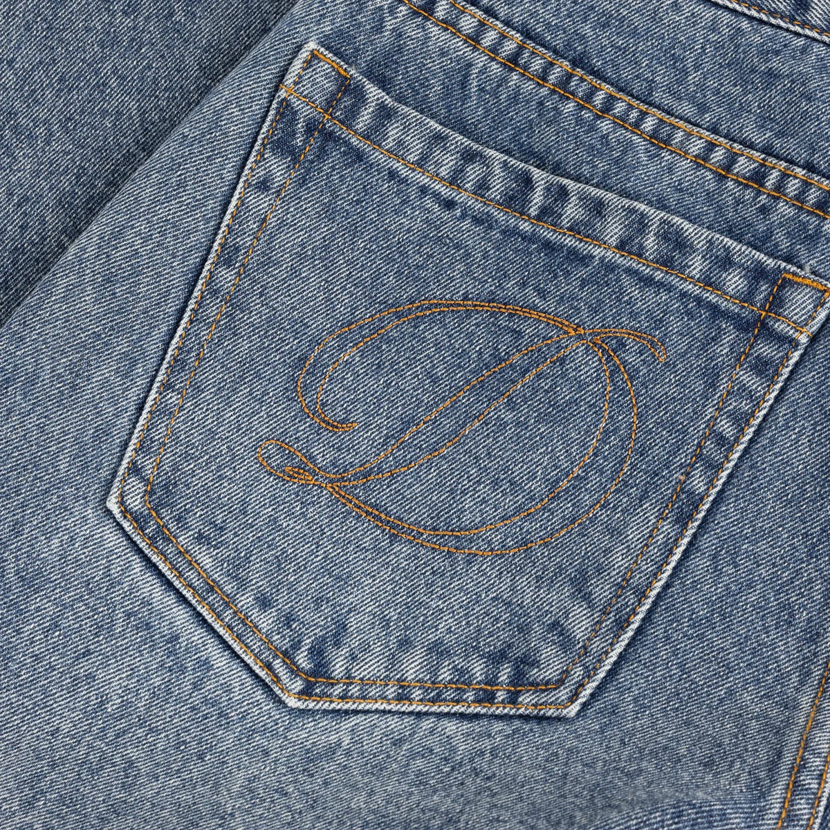 Dime W Baggy Denim Pants Indigo Washed