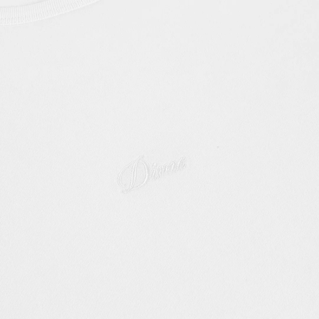 Dime W Cursive Tee White