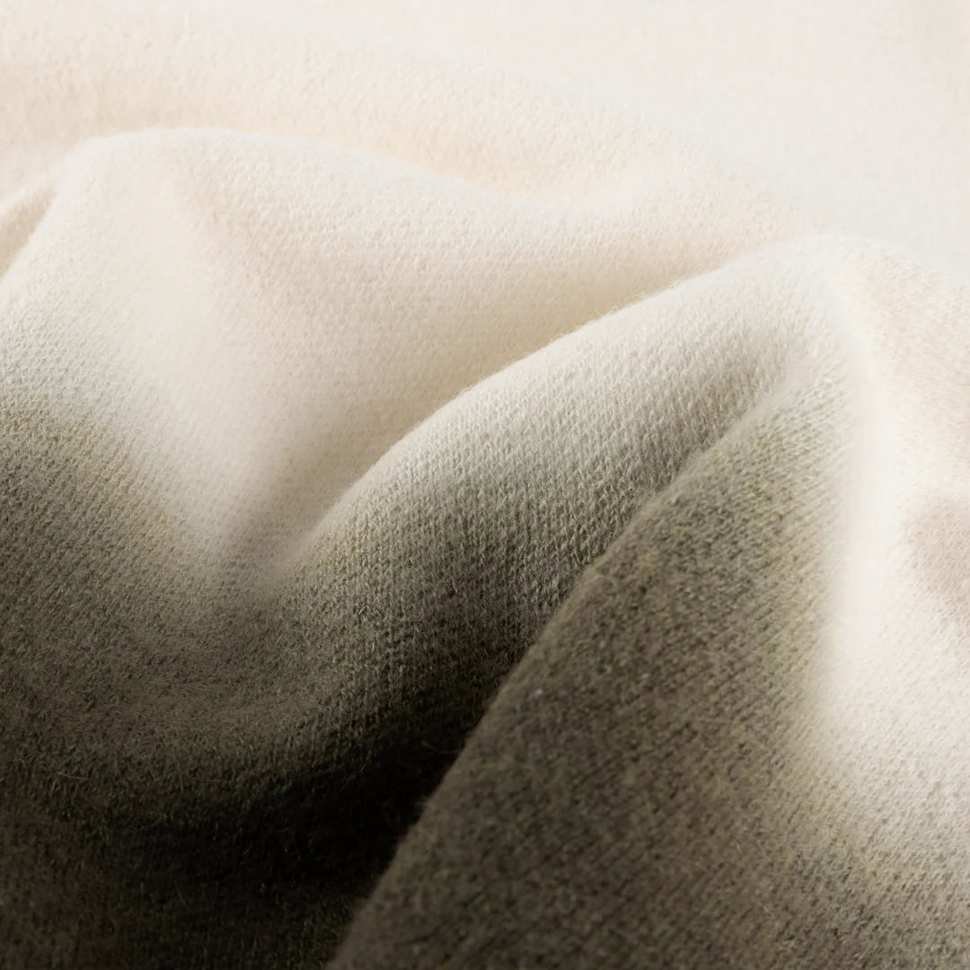 Dime W Cropped Mohair Knit Gradient Cream