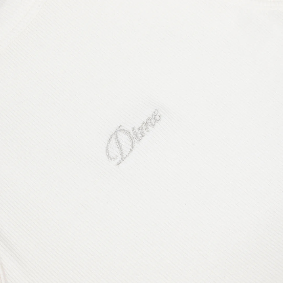 Dime W Classic Rib Tank Top Off White