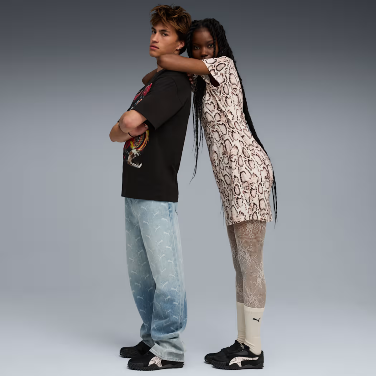 W PUMA X A$AP ROCKY Mostro OG Pony Hair Puma Black/Desert Dust