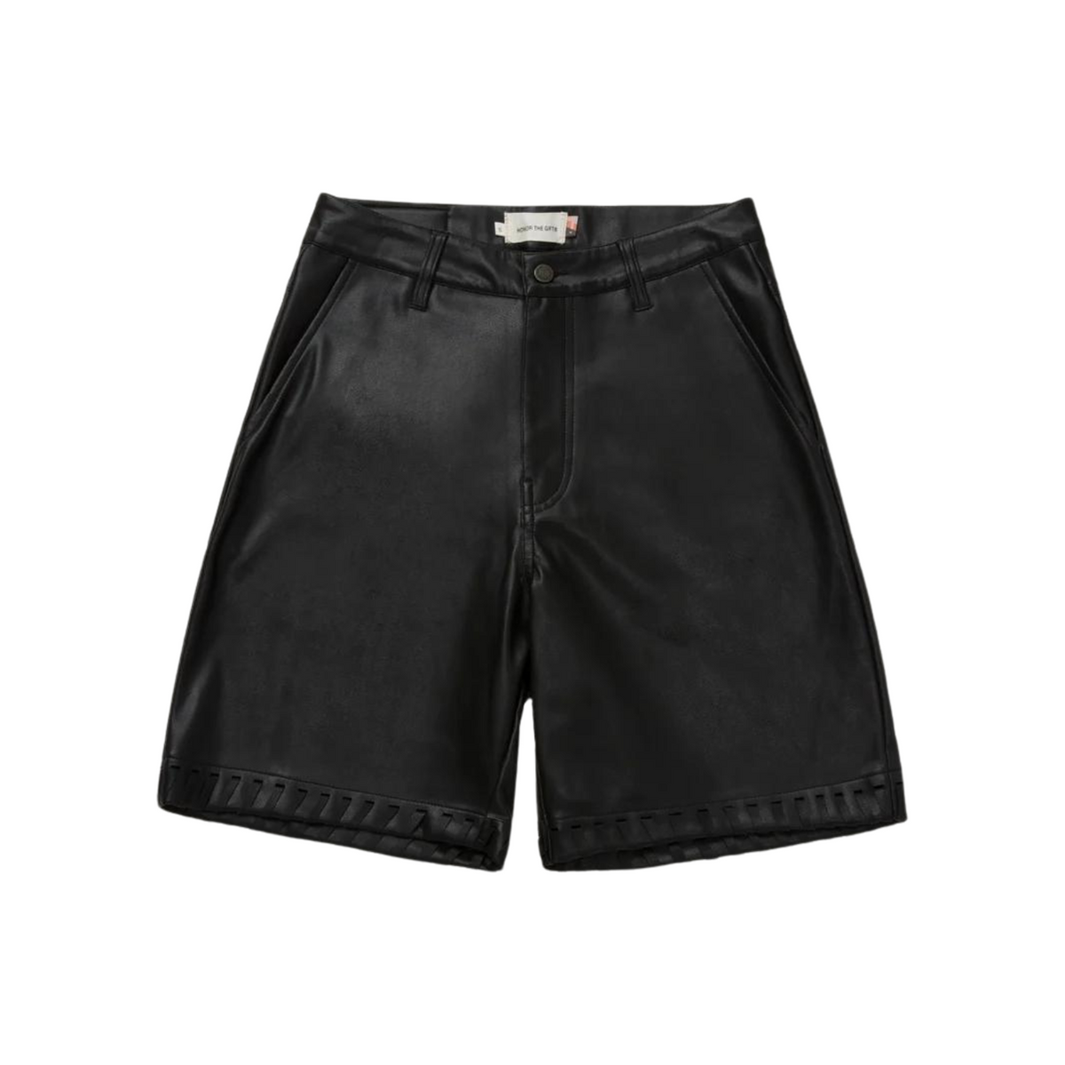 W VEGAN LEATHER SHORT