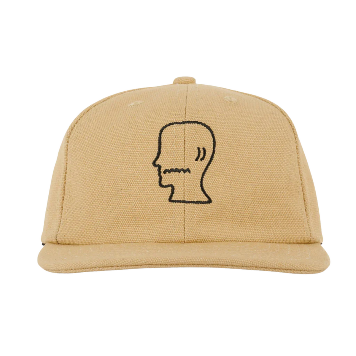 Washed Twill Logohead Hat - Ochre