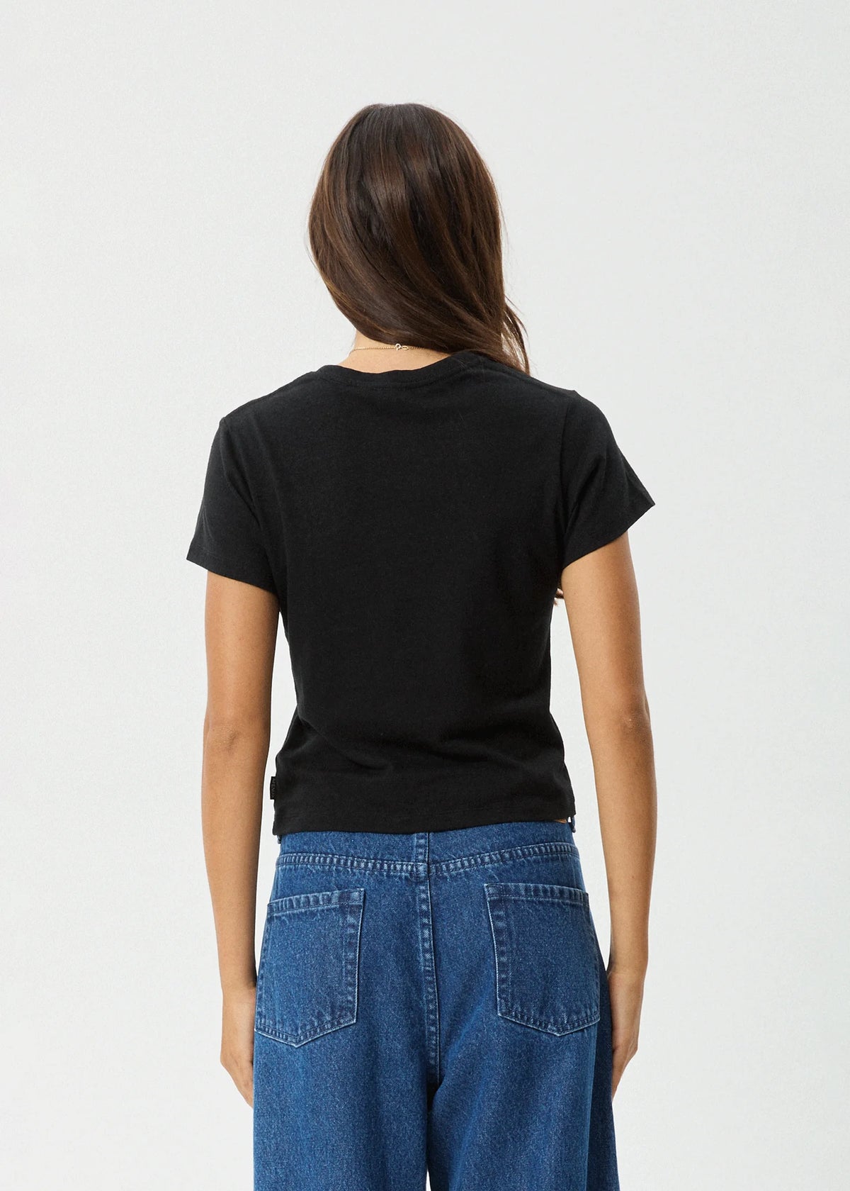 Afends Carmen Baby Tee Black