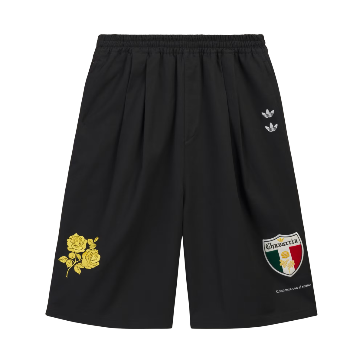 Willy Chavarria Long Twill Short Black