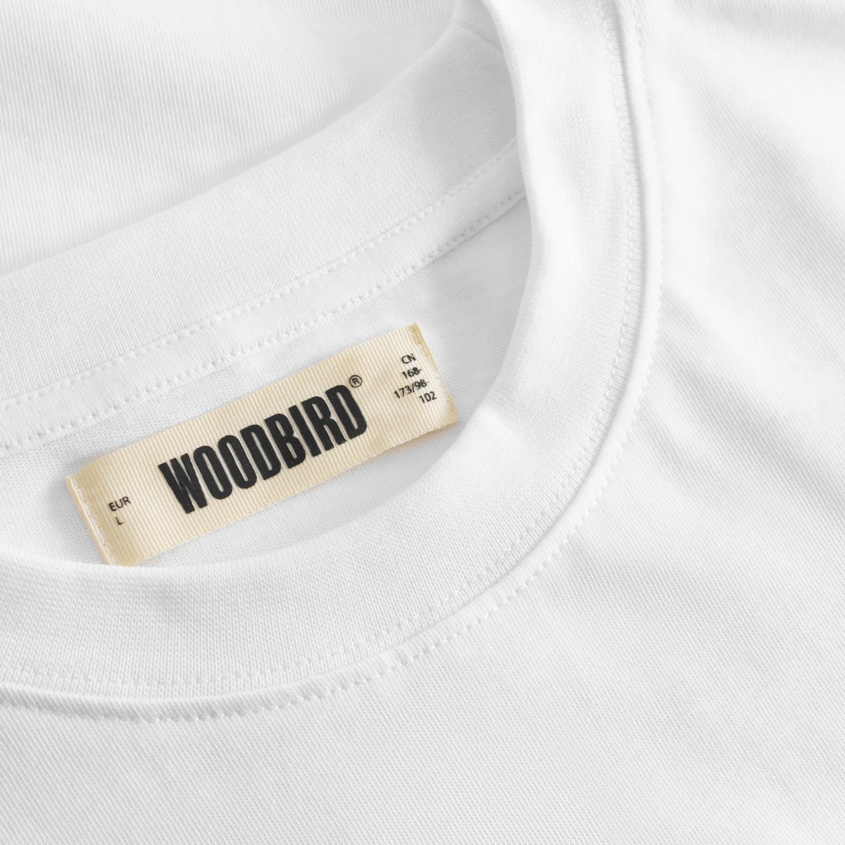Woodbird Baine Dump Tee White