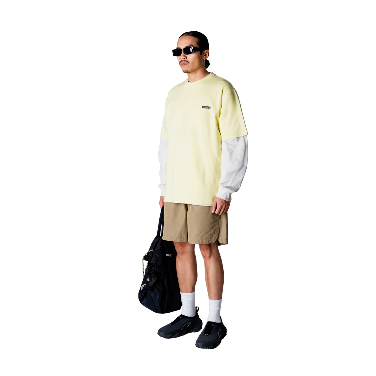 Woodbird Baine Sea Tee Wax Yellow