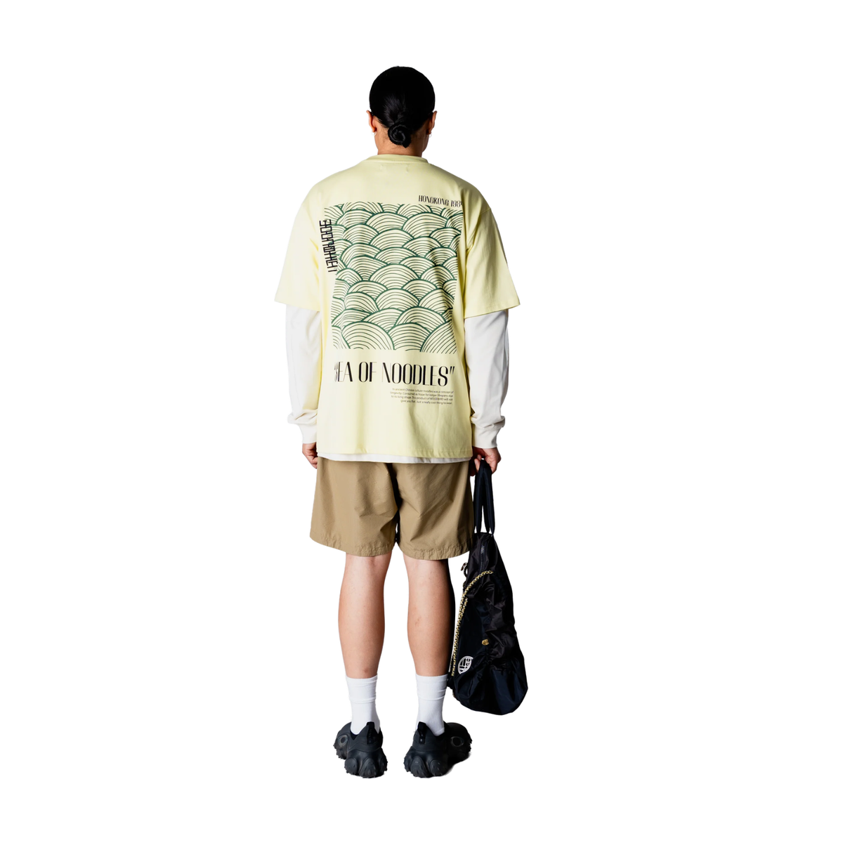 Woodbird Baine Sea Tee Wax Yellow
