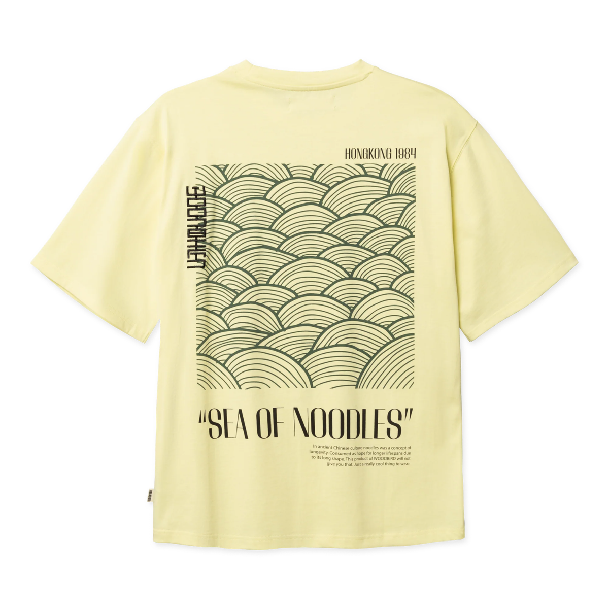 Woodbird Baine Sea Tee Wax Yellow