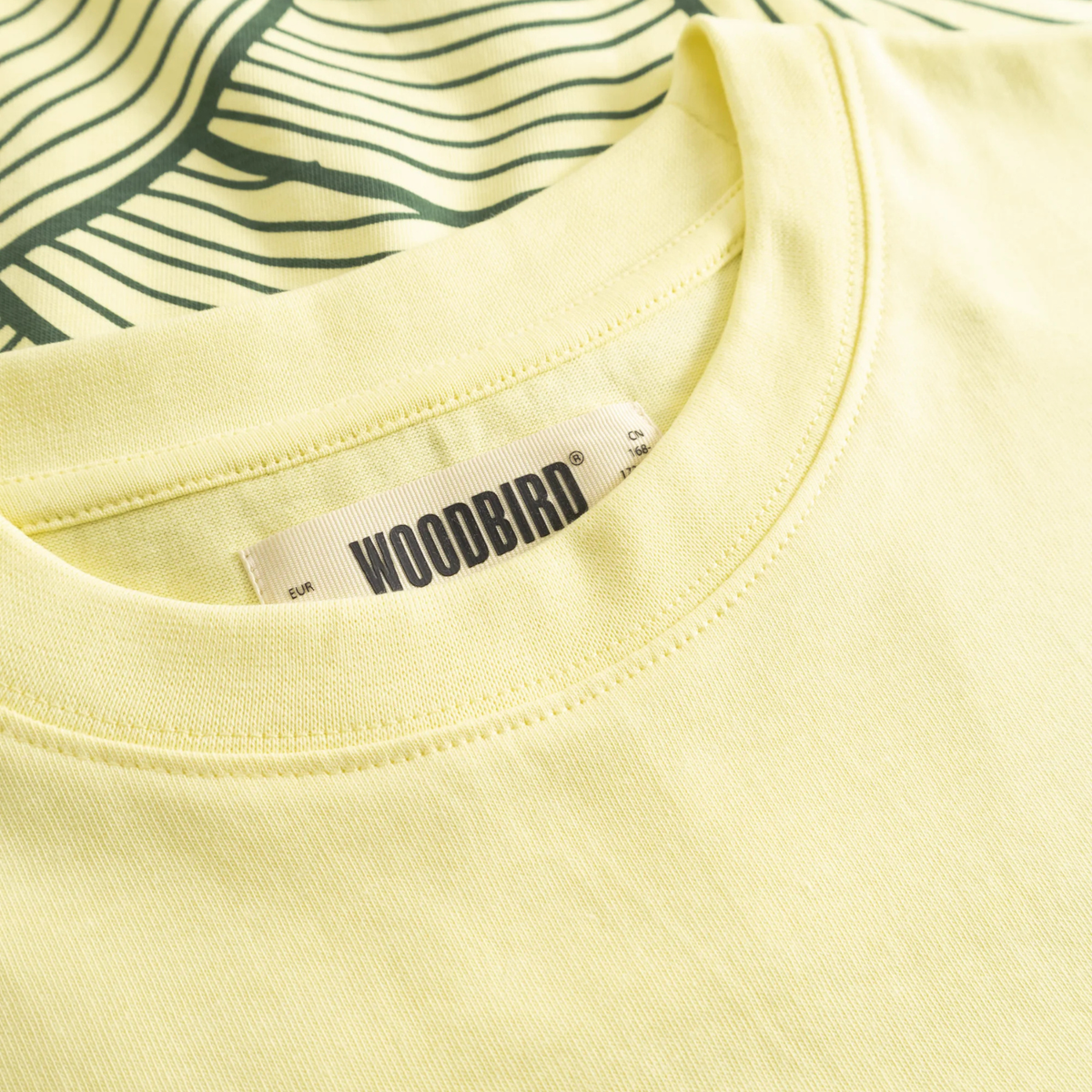 Woodbird Baine Sea Tee Wax Yellow