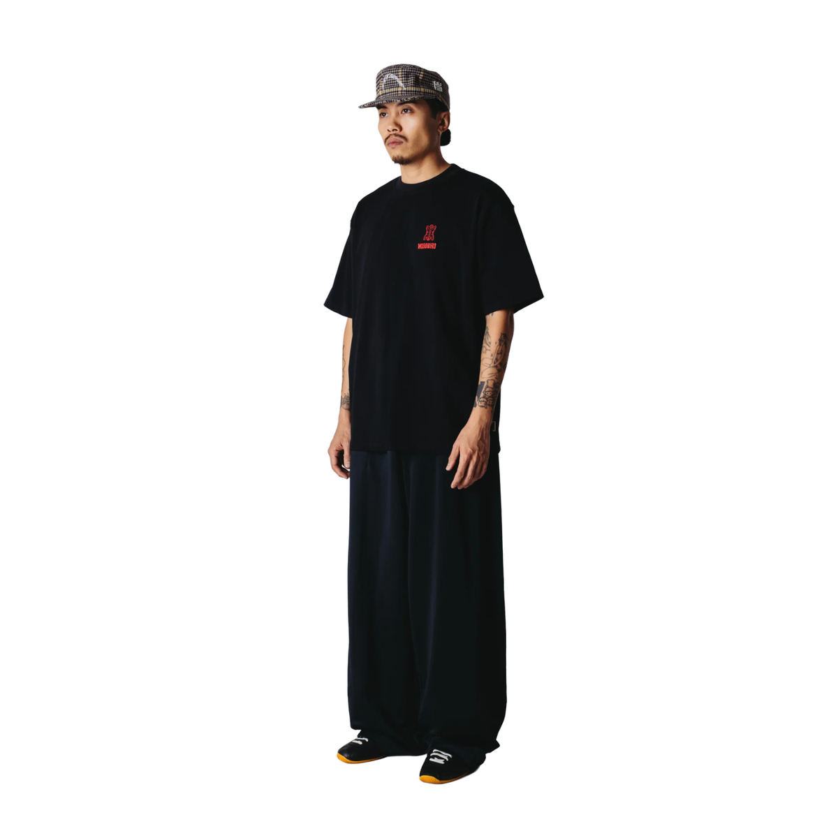 Woodbird Baine Tiger Tee Black