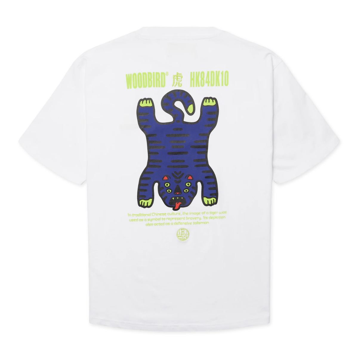 Woodbird Baine Tiger Tee White