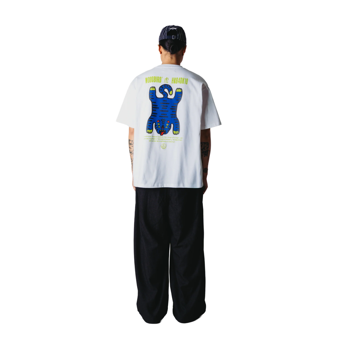 Woodbird Baine Tiger Tee White