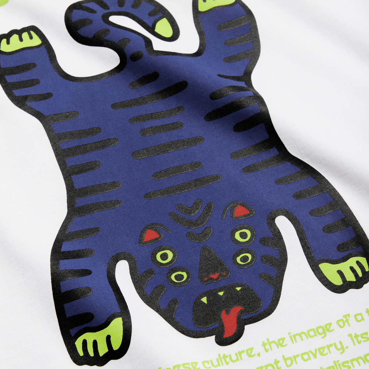 Woodbird Baine Tiger Tee White
