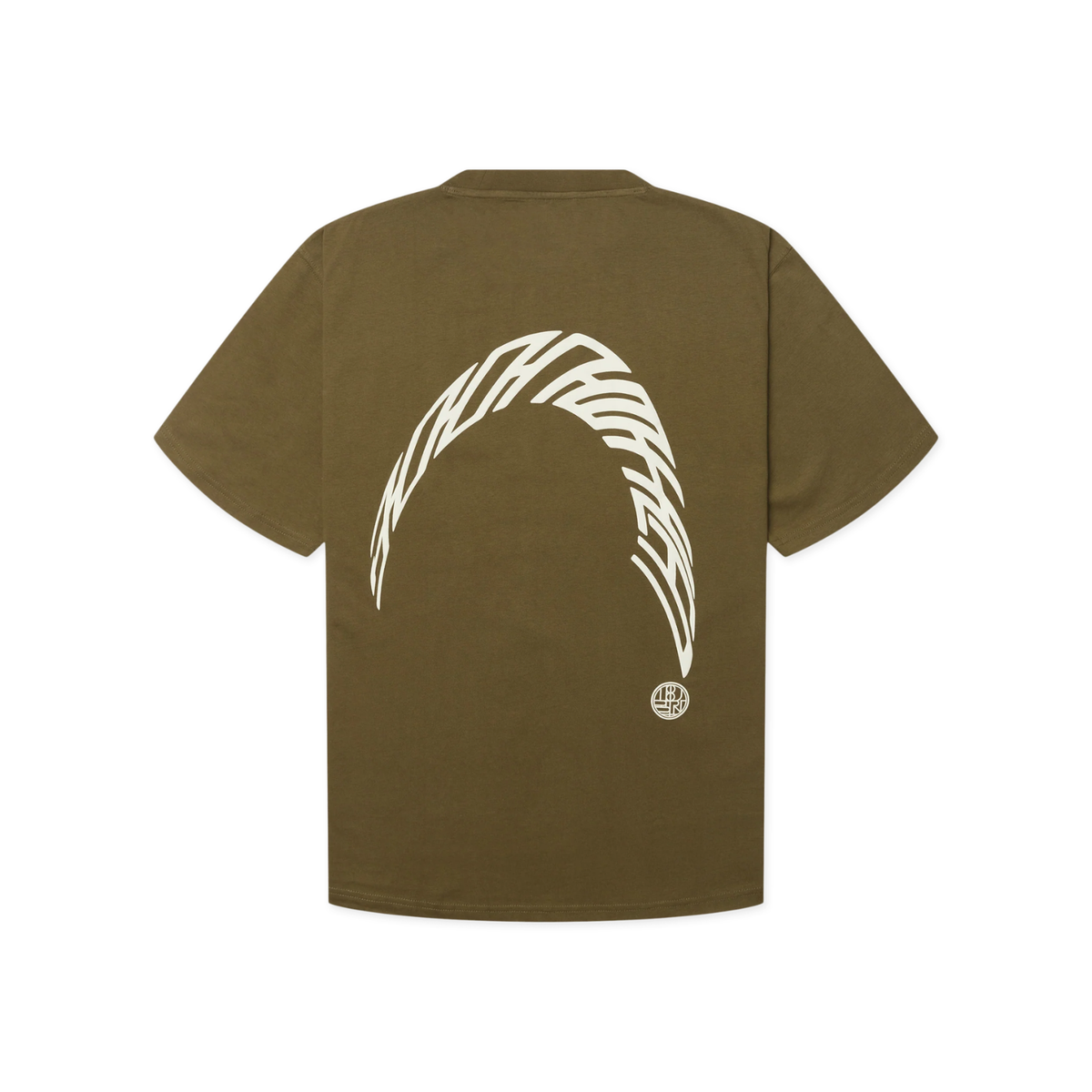 Woodbird Baine Warp Tee Dark Olive 