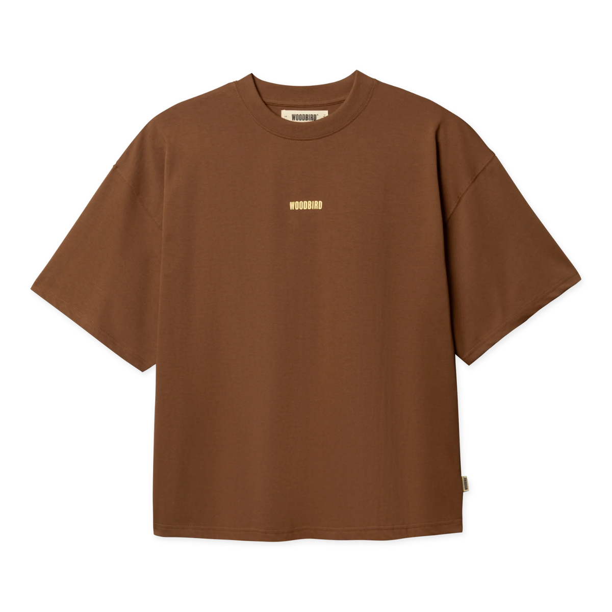Woodbird Beam Lion Tee Mid Brown