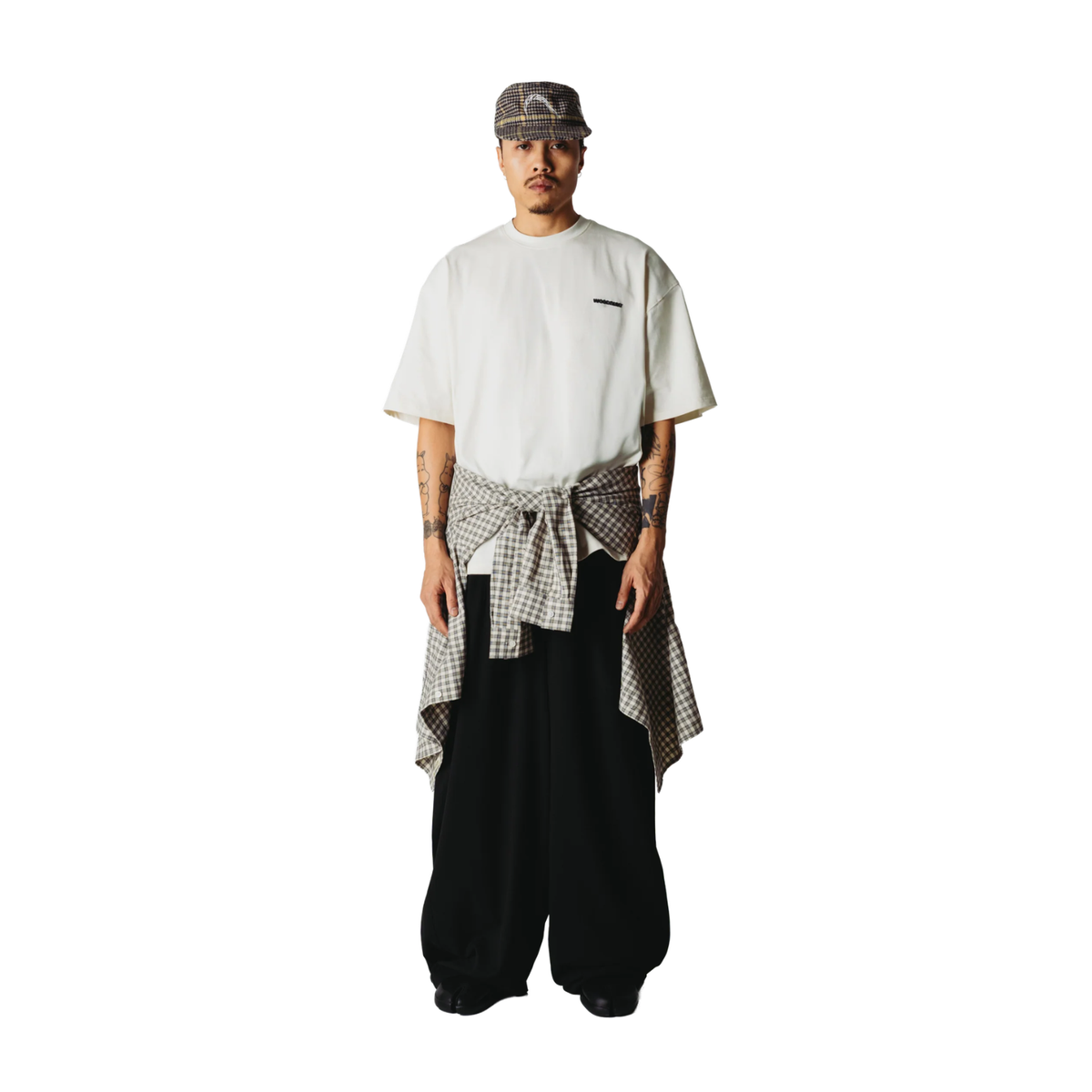 Woodbird Beam Tram Tee Off White