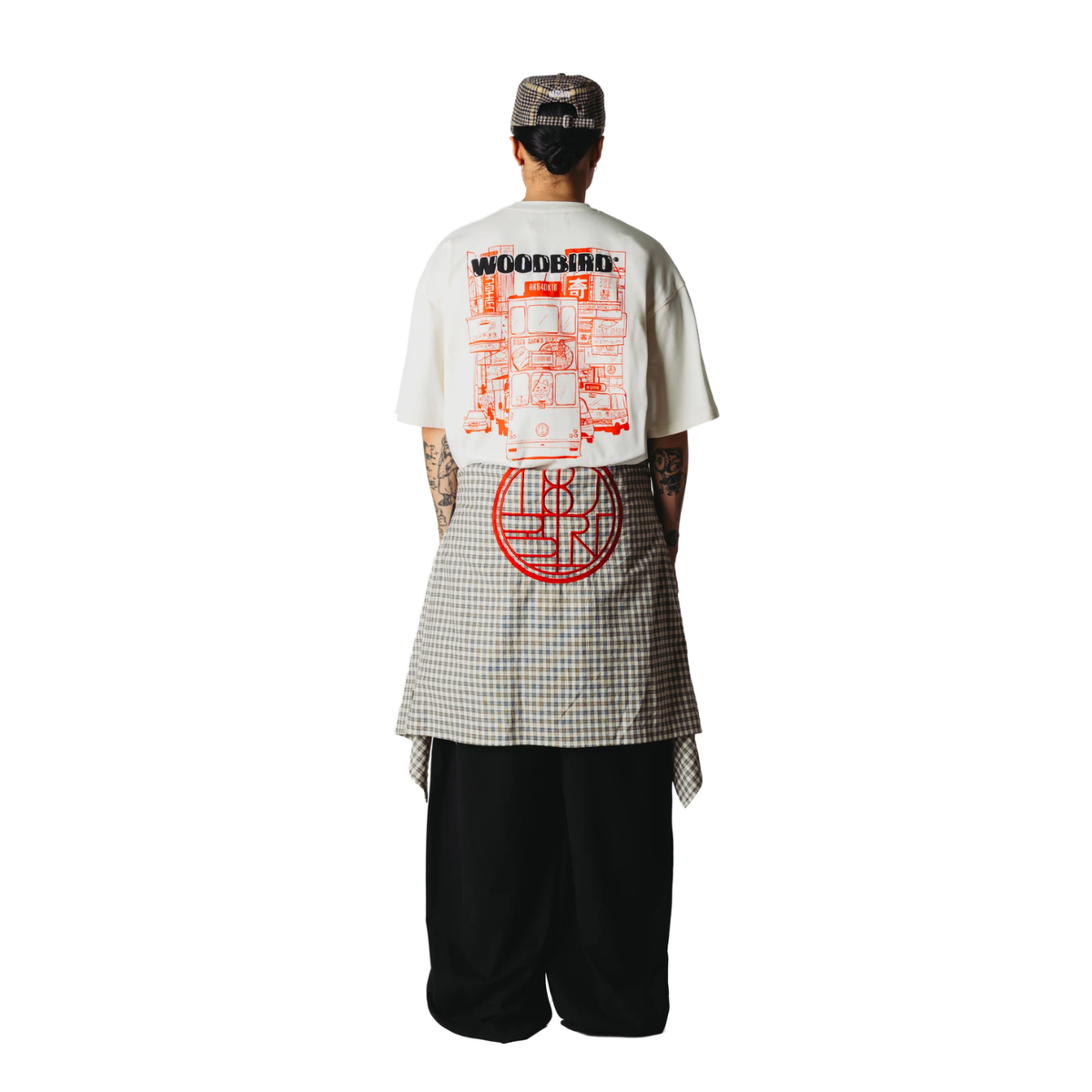Woodbird Beam Tram Tee Off White