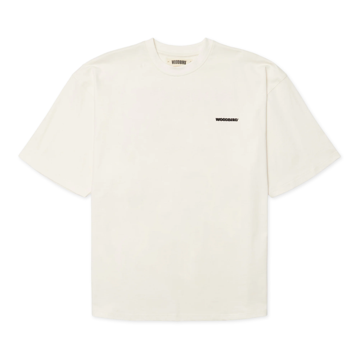 Woodbird Beam Tram Tee Off White